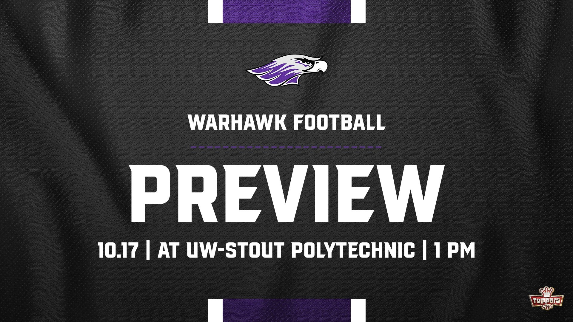 Warhawk Football Preview Graphic - Week 7