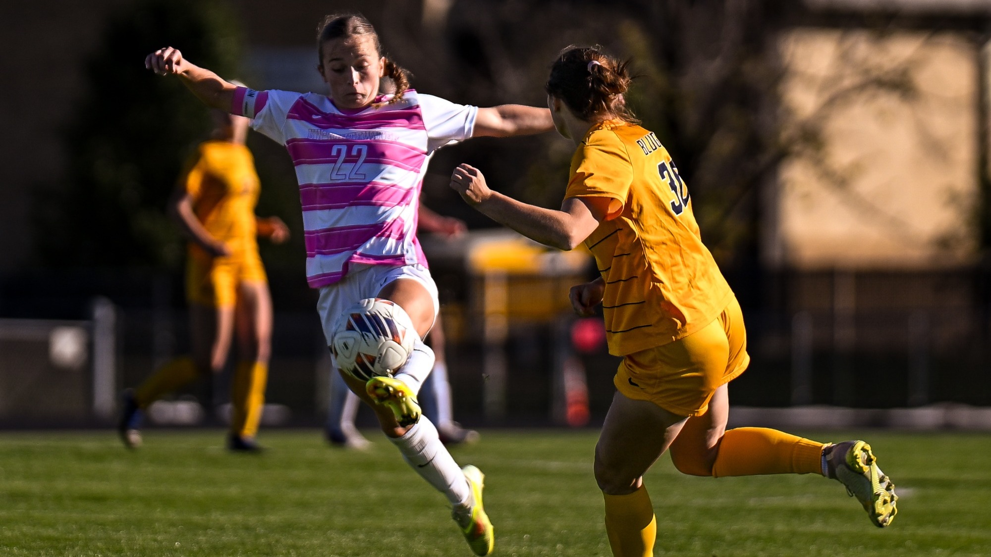 Wilson Touches around Eau Claire defender