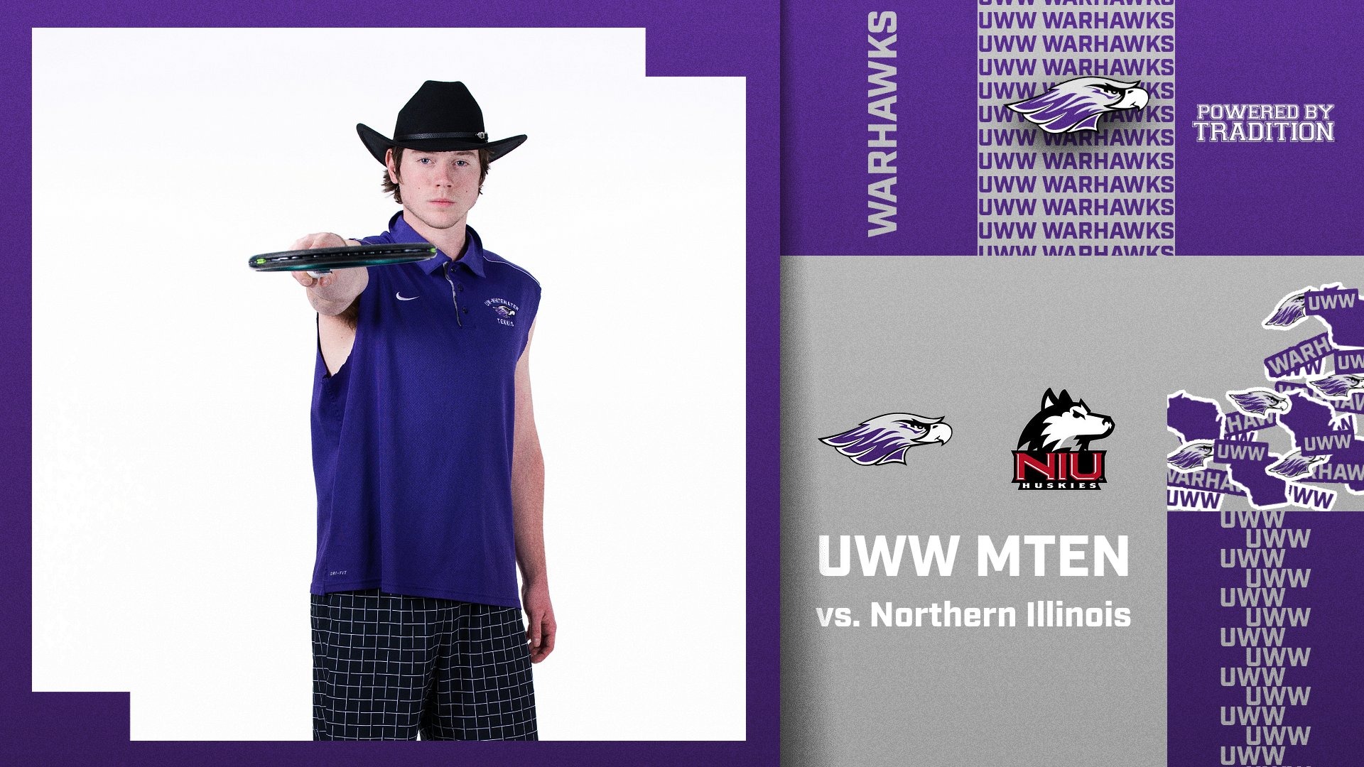 UWW MTEN vs NIU (2/15) Graphic