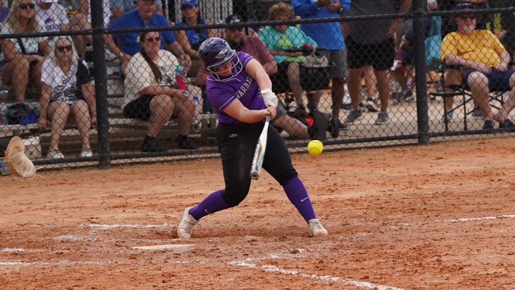 Dani Peshia hits a ball