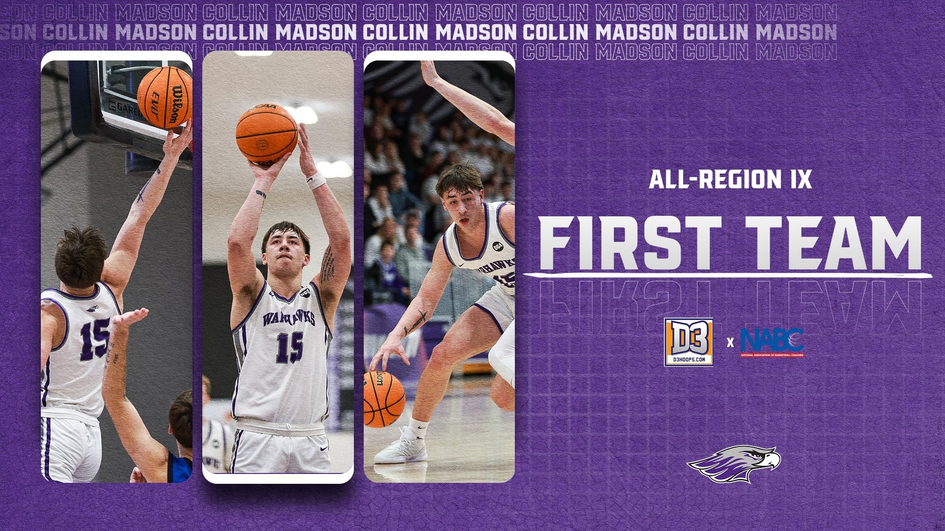 Collin Madson first team selection 2026