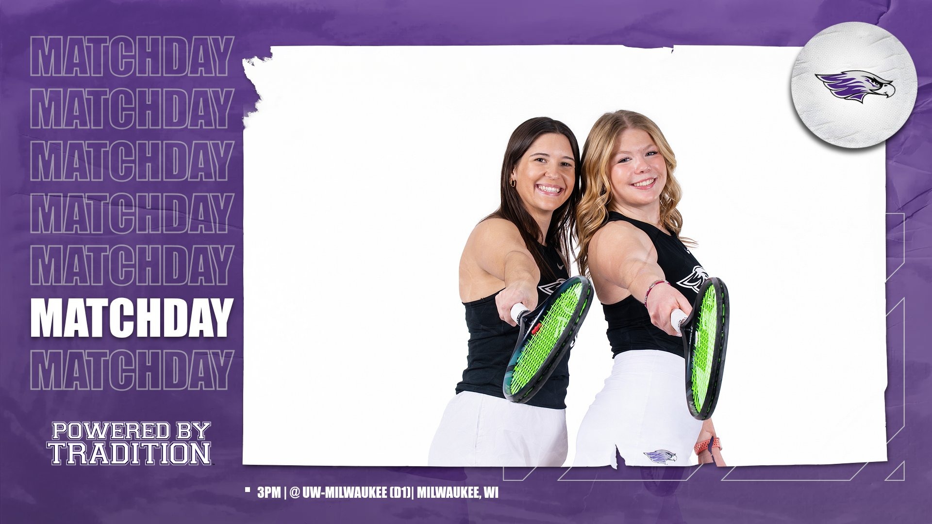 WTEN vs UWM Gameday Graphic