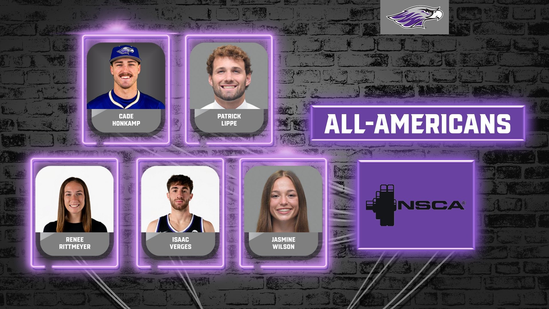 Graphic with headshots of honorees and text 