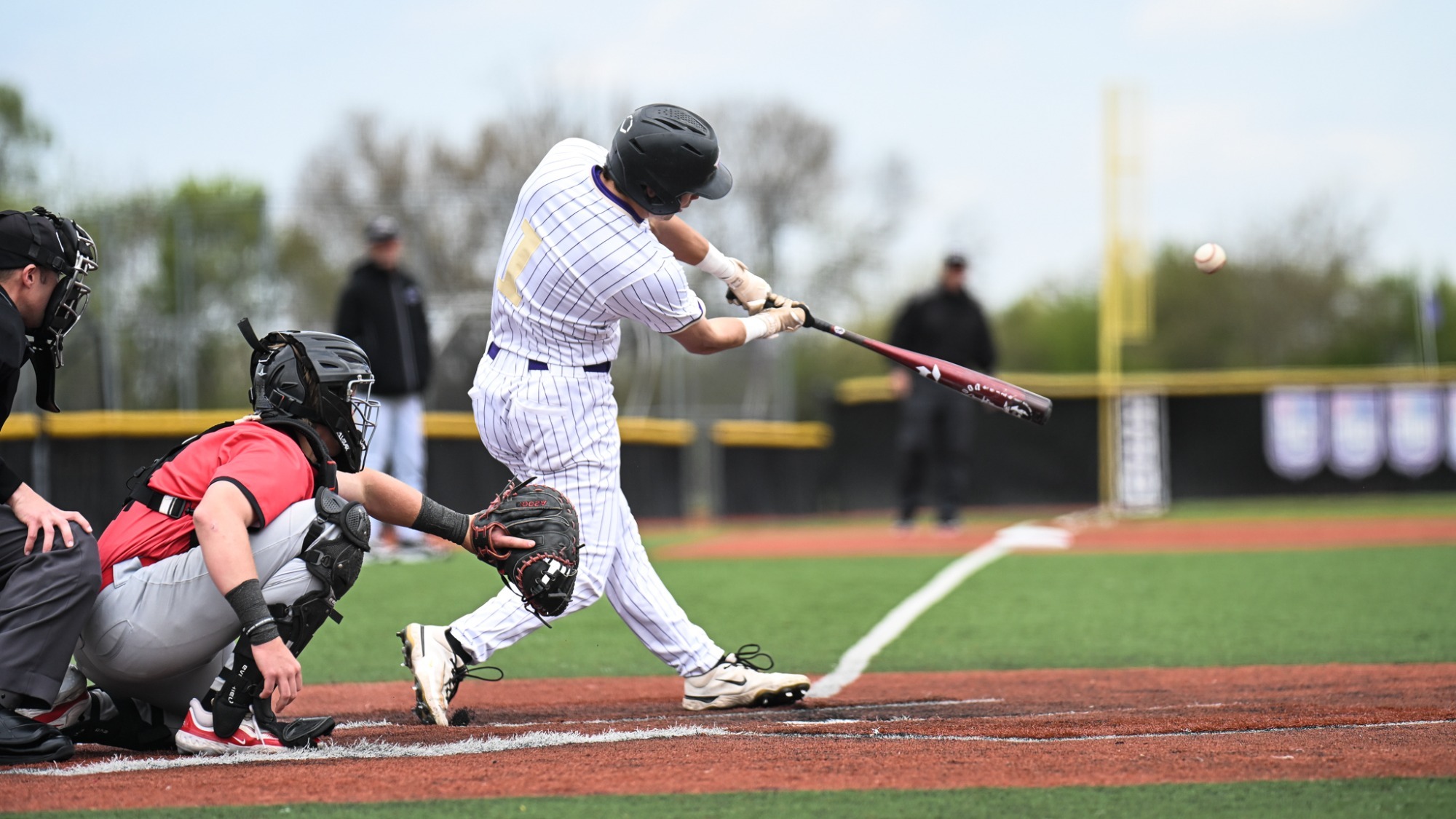 Olson's Homer against UWRF in WIAC Tournament