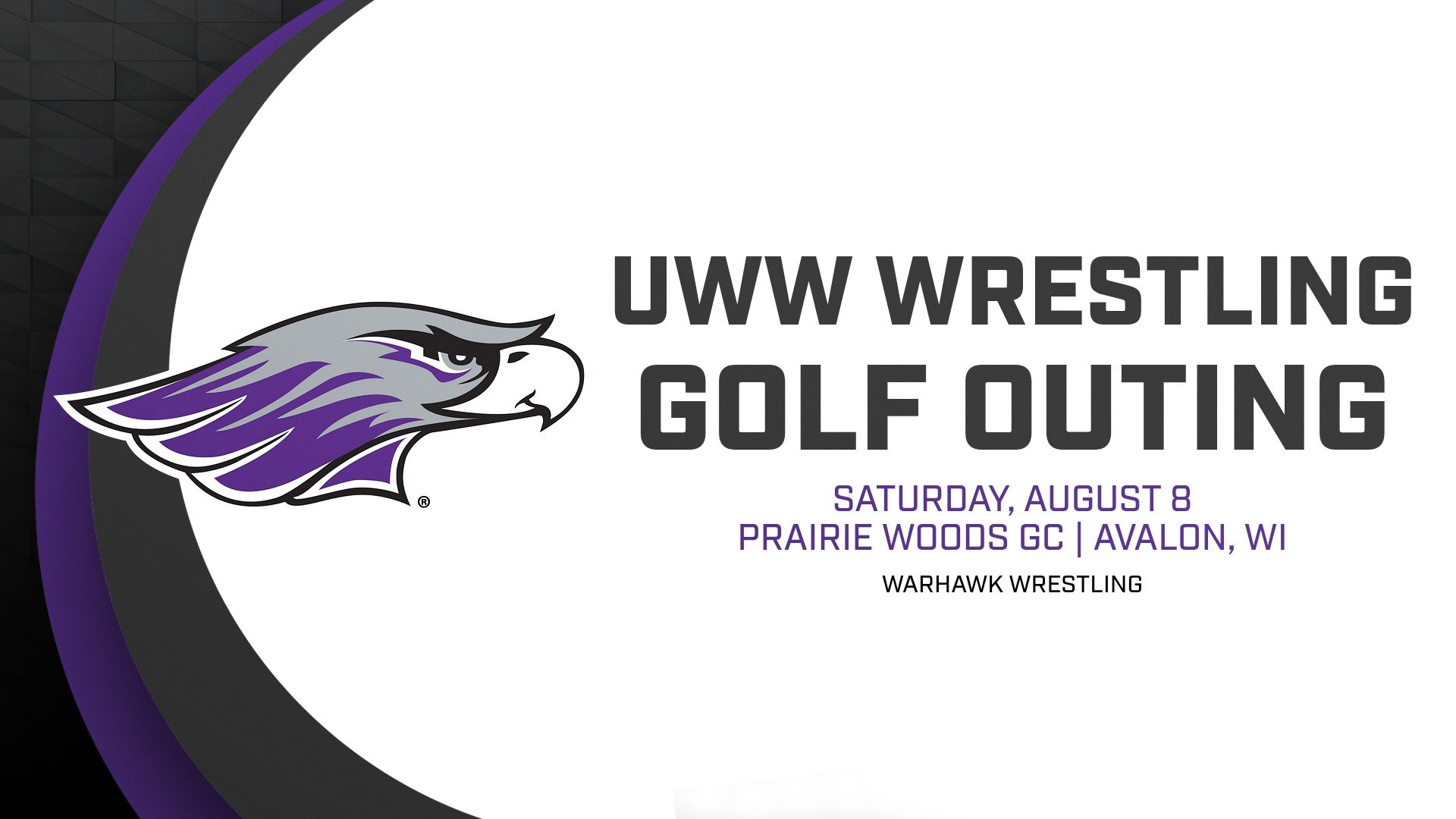 Generic wrestling golf outing graphic