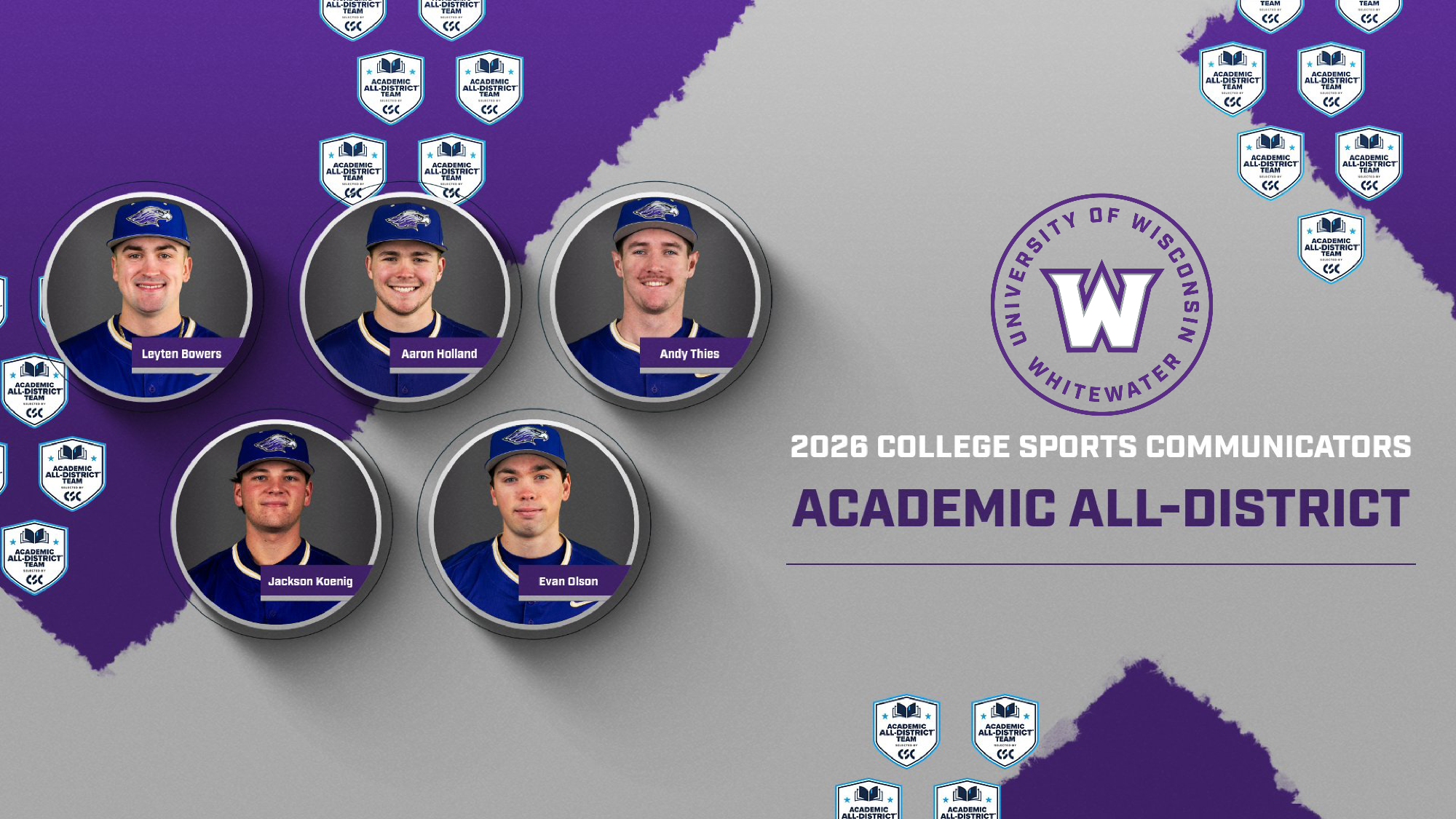 Baseball Academic-All District Graphic 2026