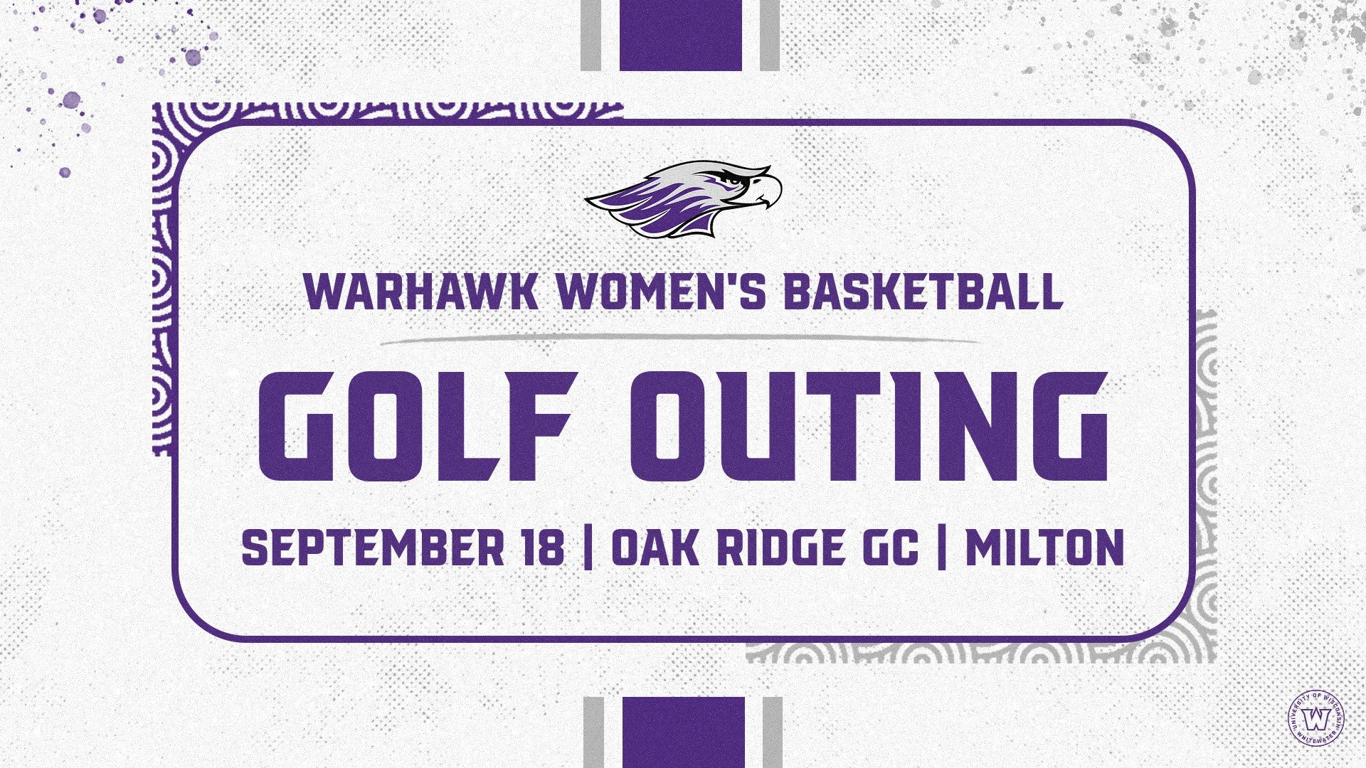 Warhawk women's basketball golf outing generic graphic