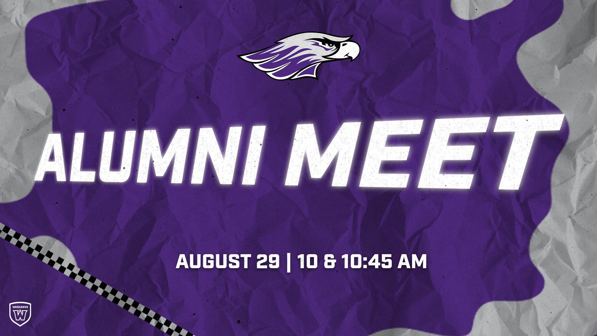 Generic Alumni Meet Graphic - 2025 UWW Cross Country