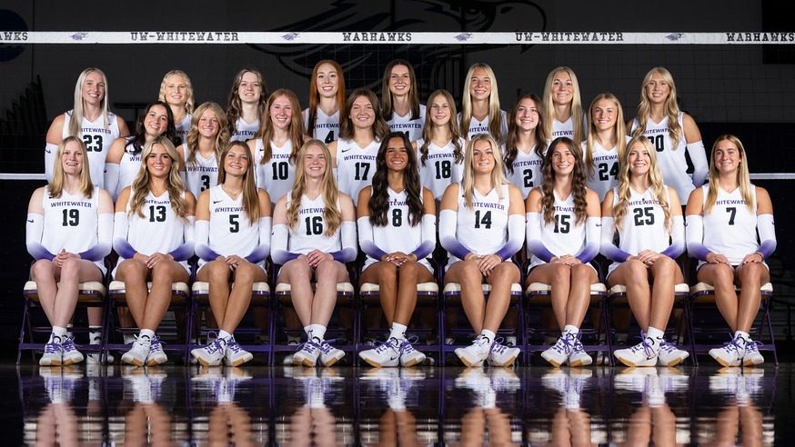2026 Warhawk volleyball team photo