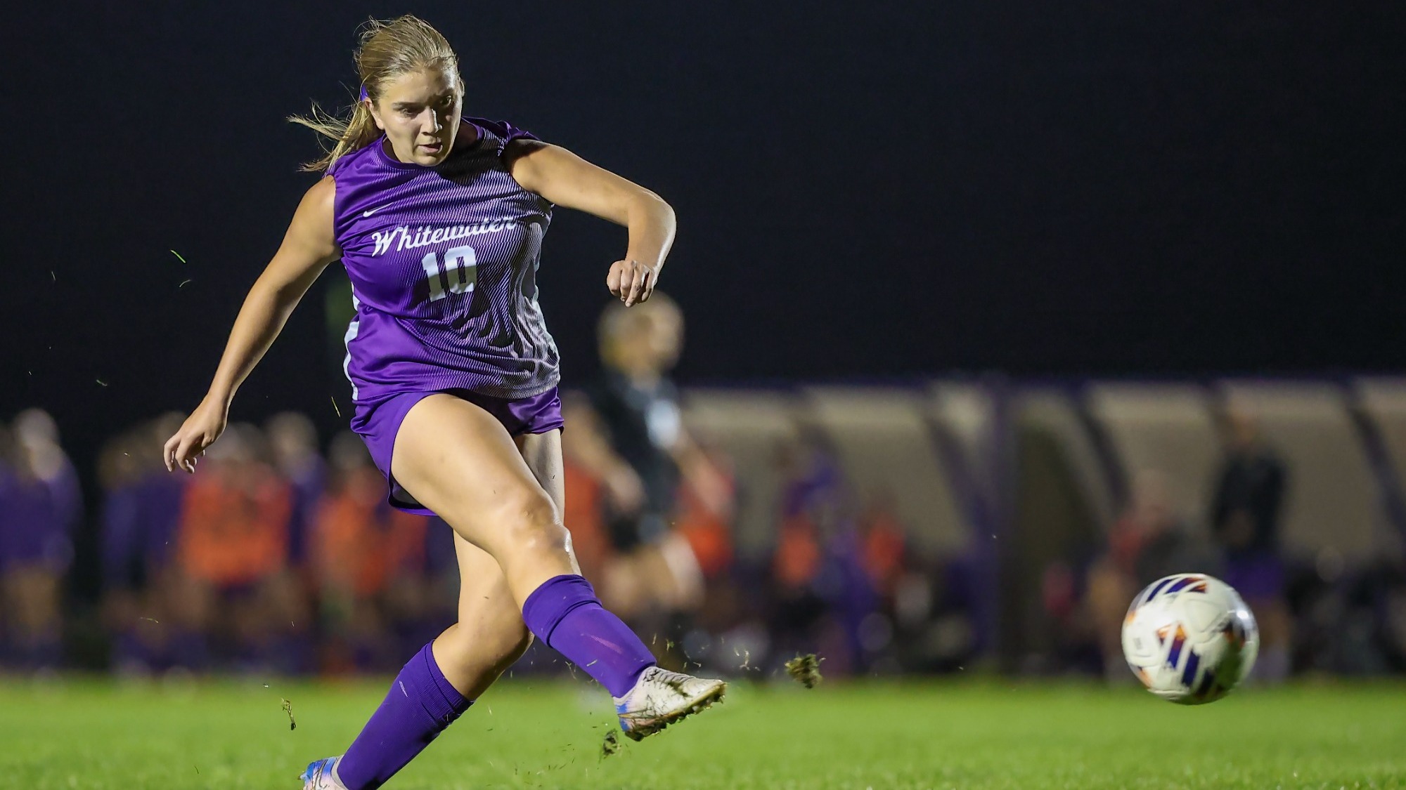 Carlson Takes free kick