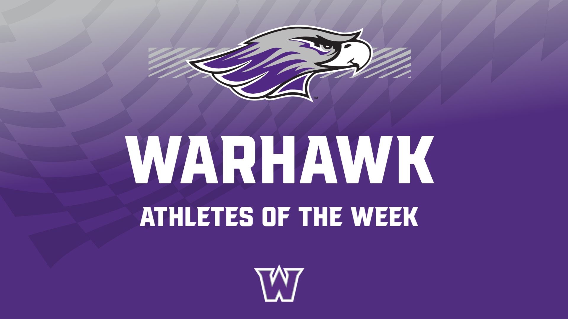 Athlete of the Week Graphic