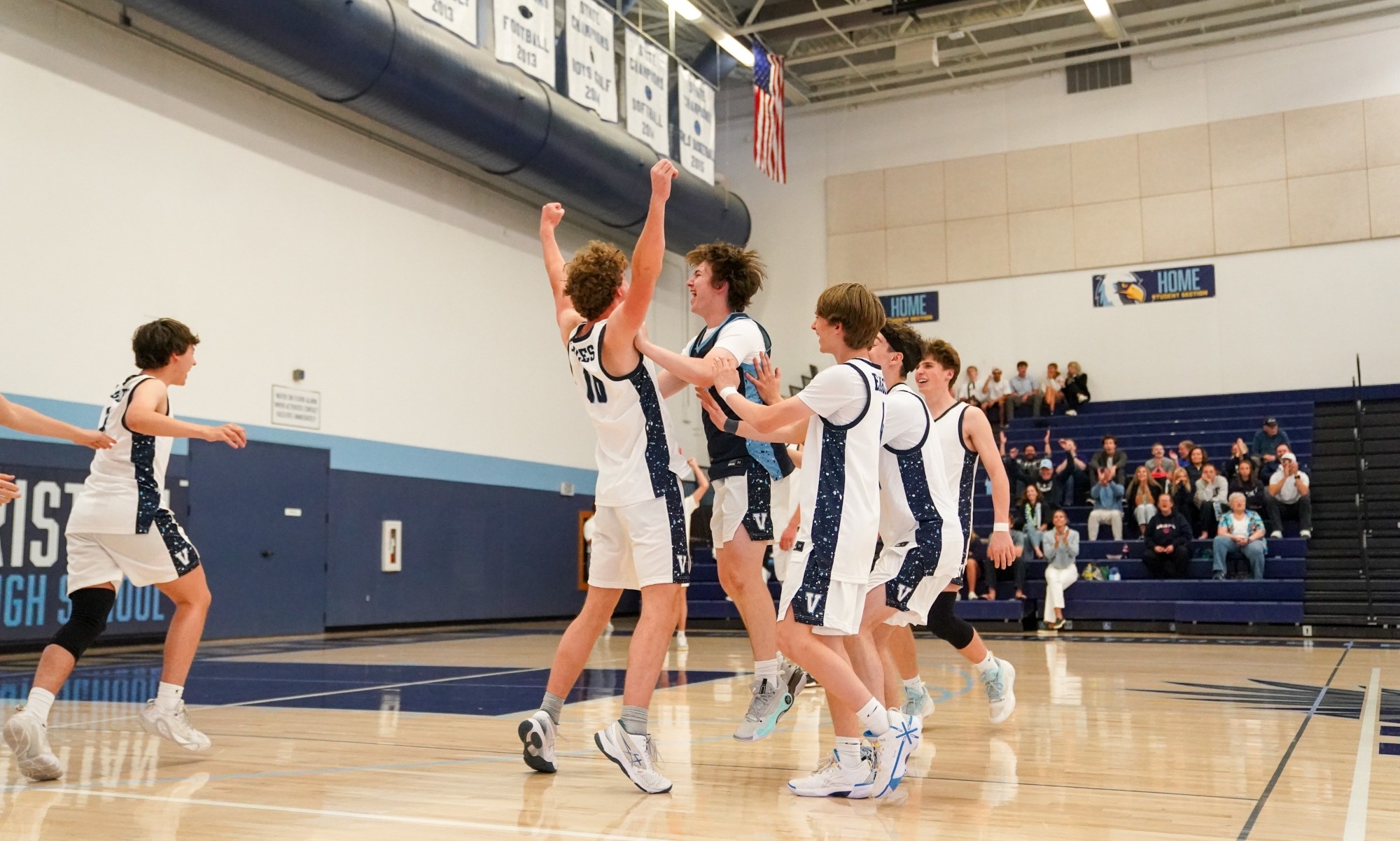 Boys Volleyball Celly