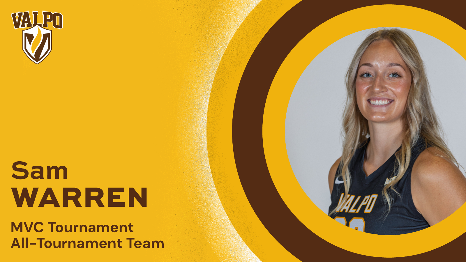 2025 VB Sam Warren MVC Tournament All-Tournament graphic