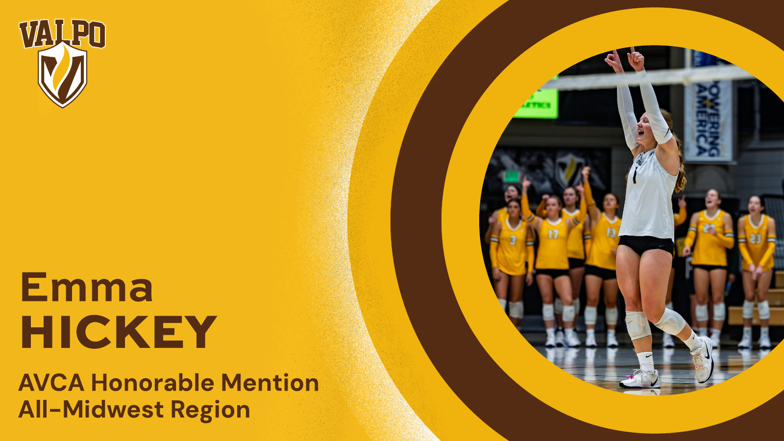 2025 VB Emma Hickey HM All-Region graphic