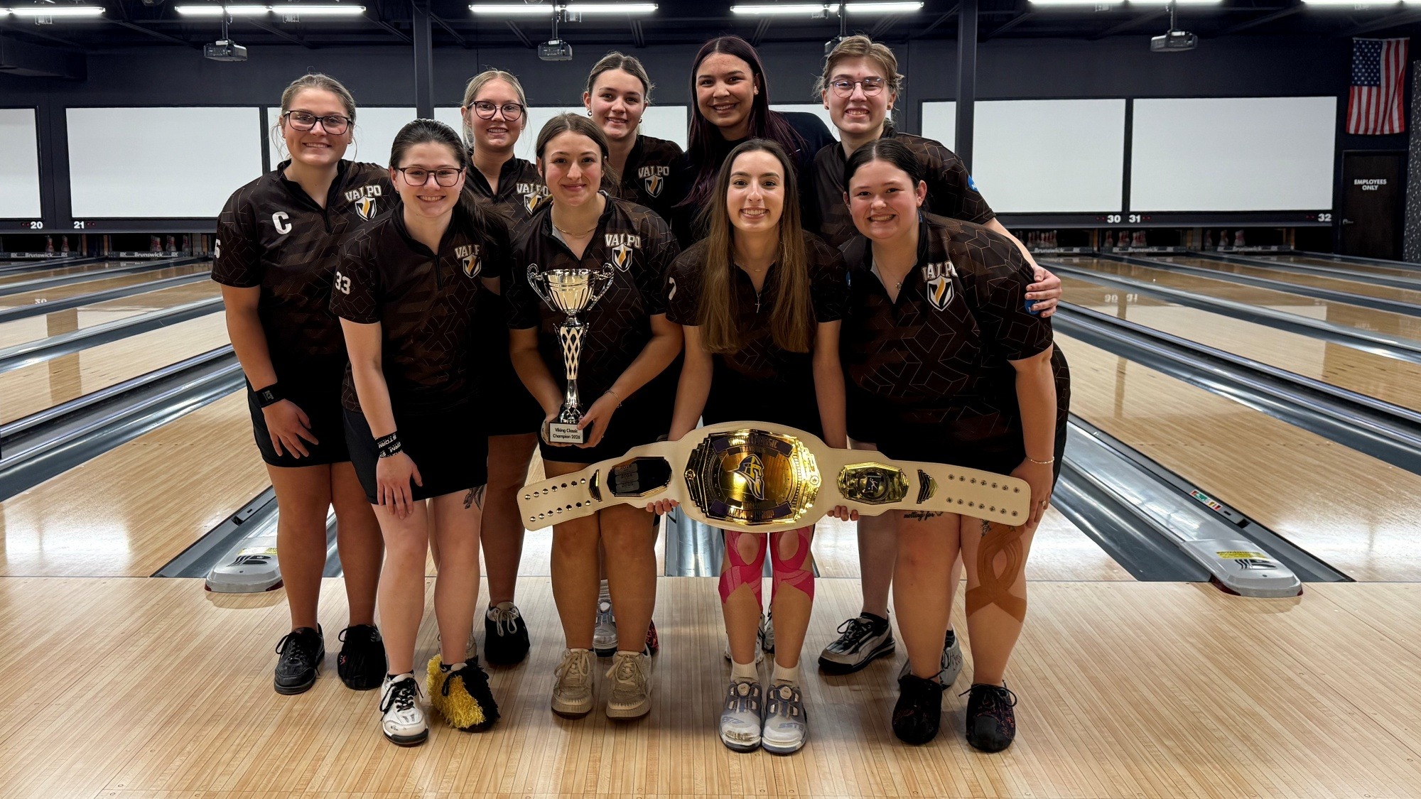 2025-26 BWL Viking Classic Tournament Title team with trophy