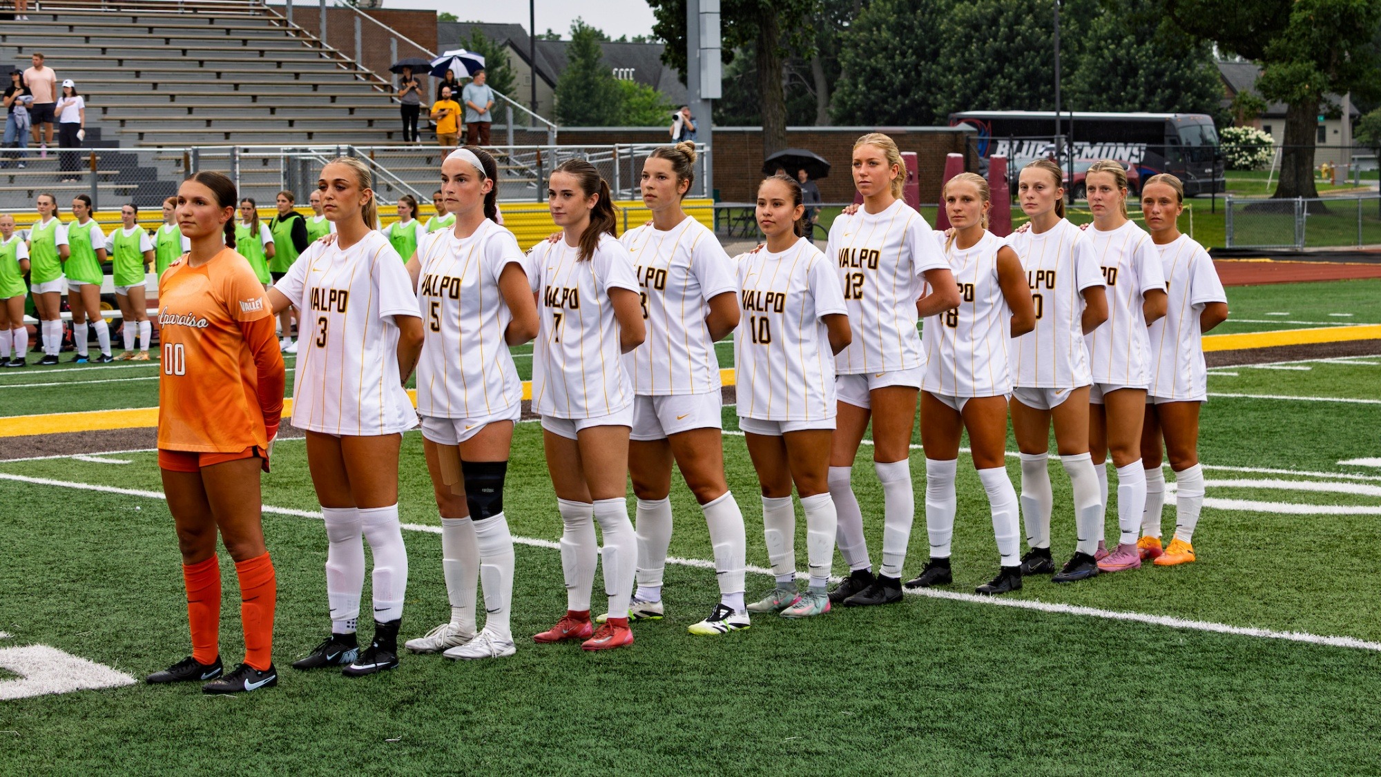 2026 SOC Team Lined Up for National Anthem