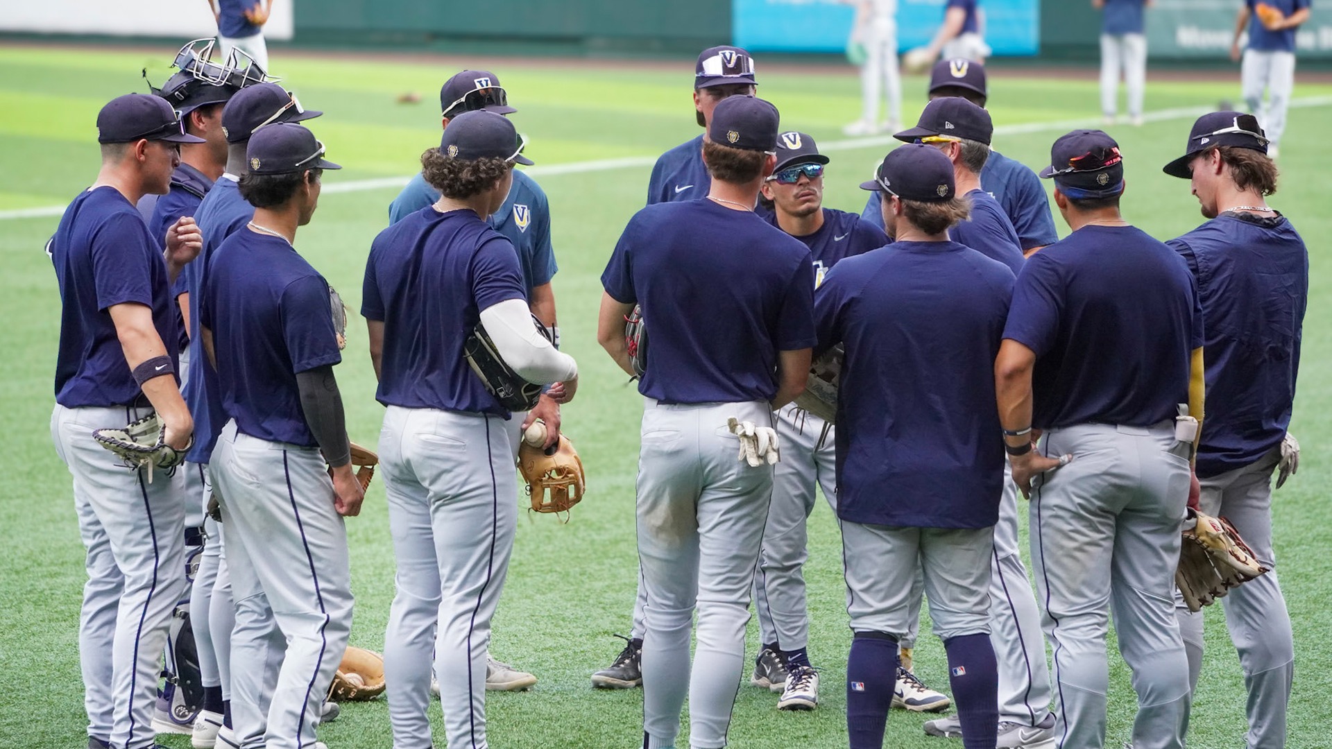VU BASE 2025 Group Huddle vs Chaminade