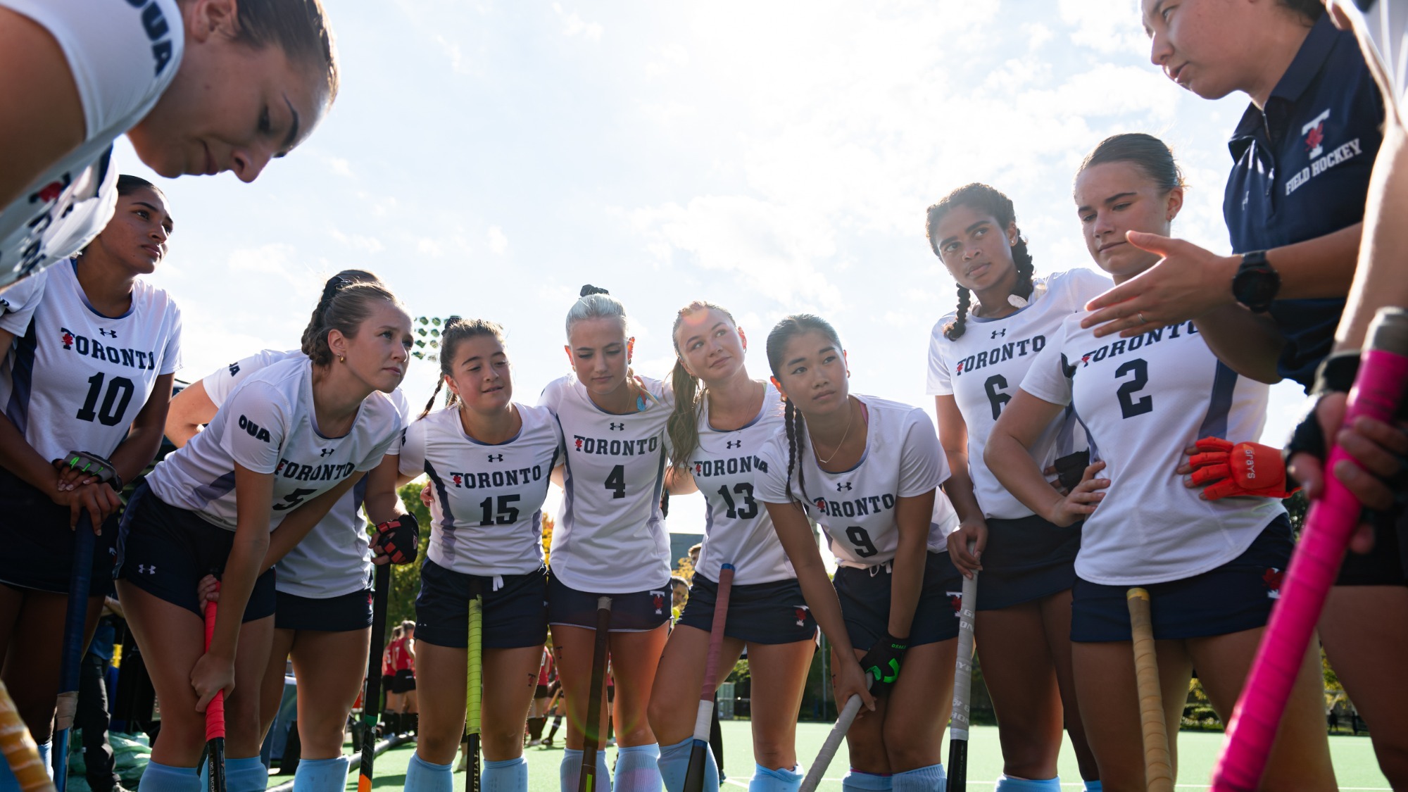 Field Hockey Huddle