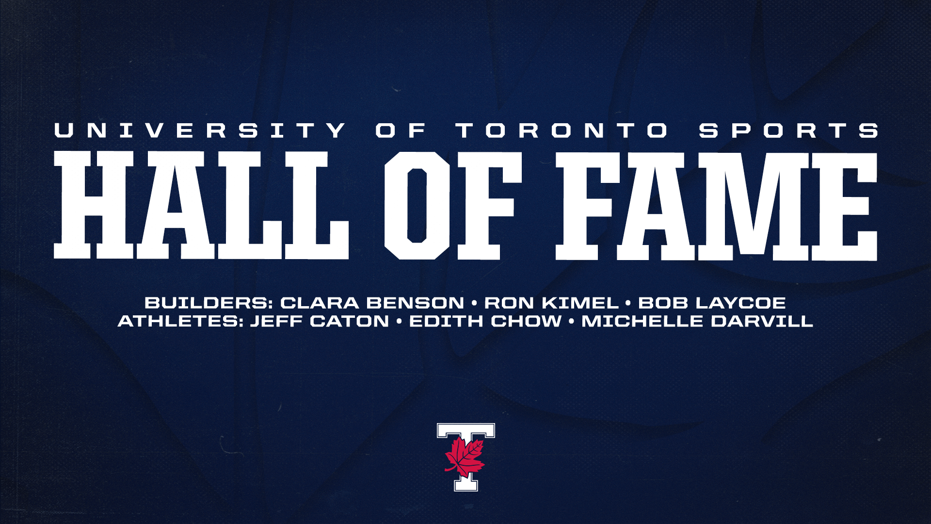 2025 U of T Sports Hall of Fame Class