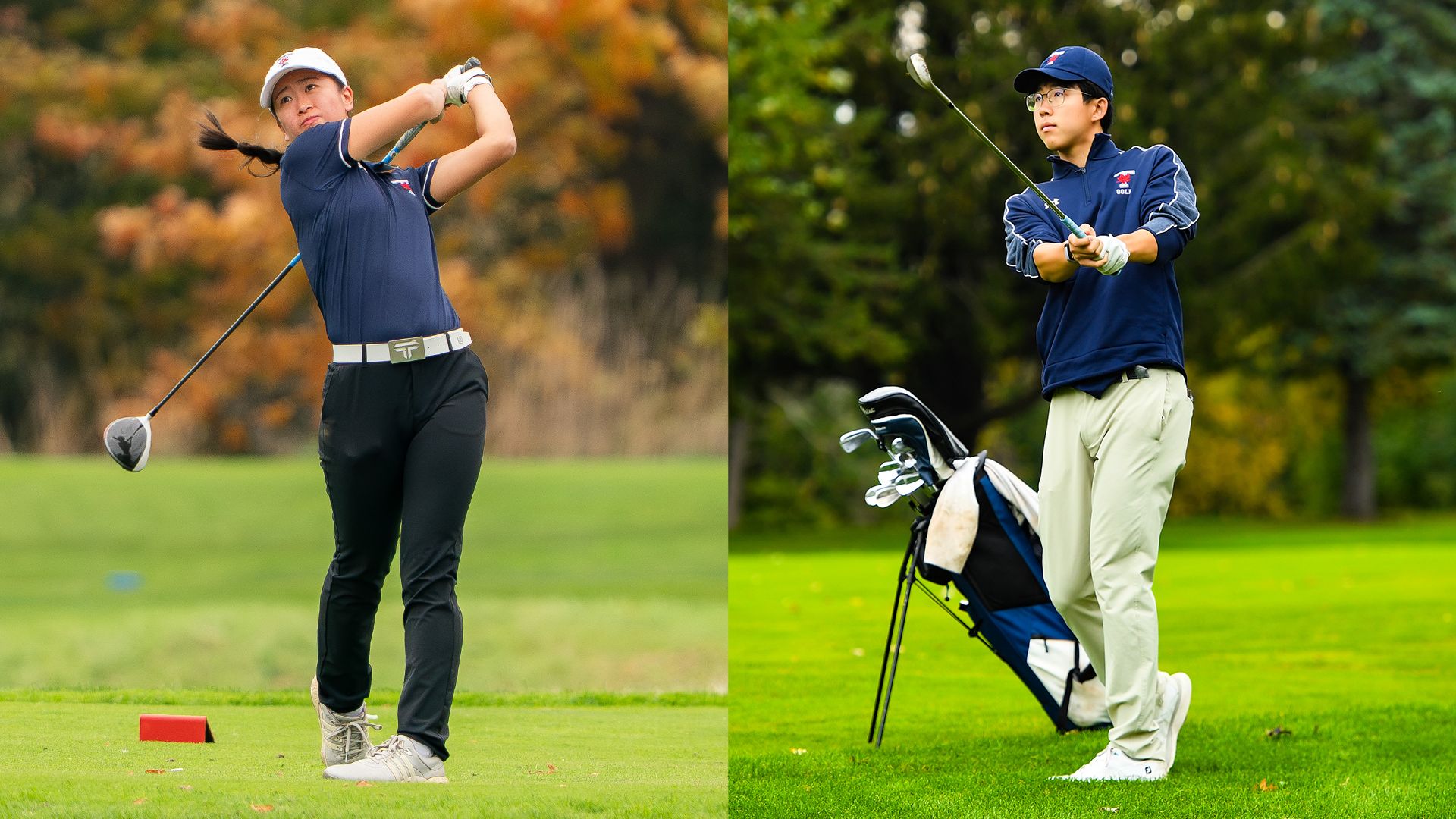 GOLF Mia Wong and Bryan Luo