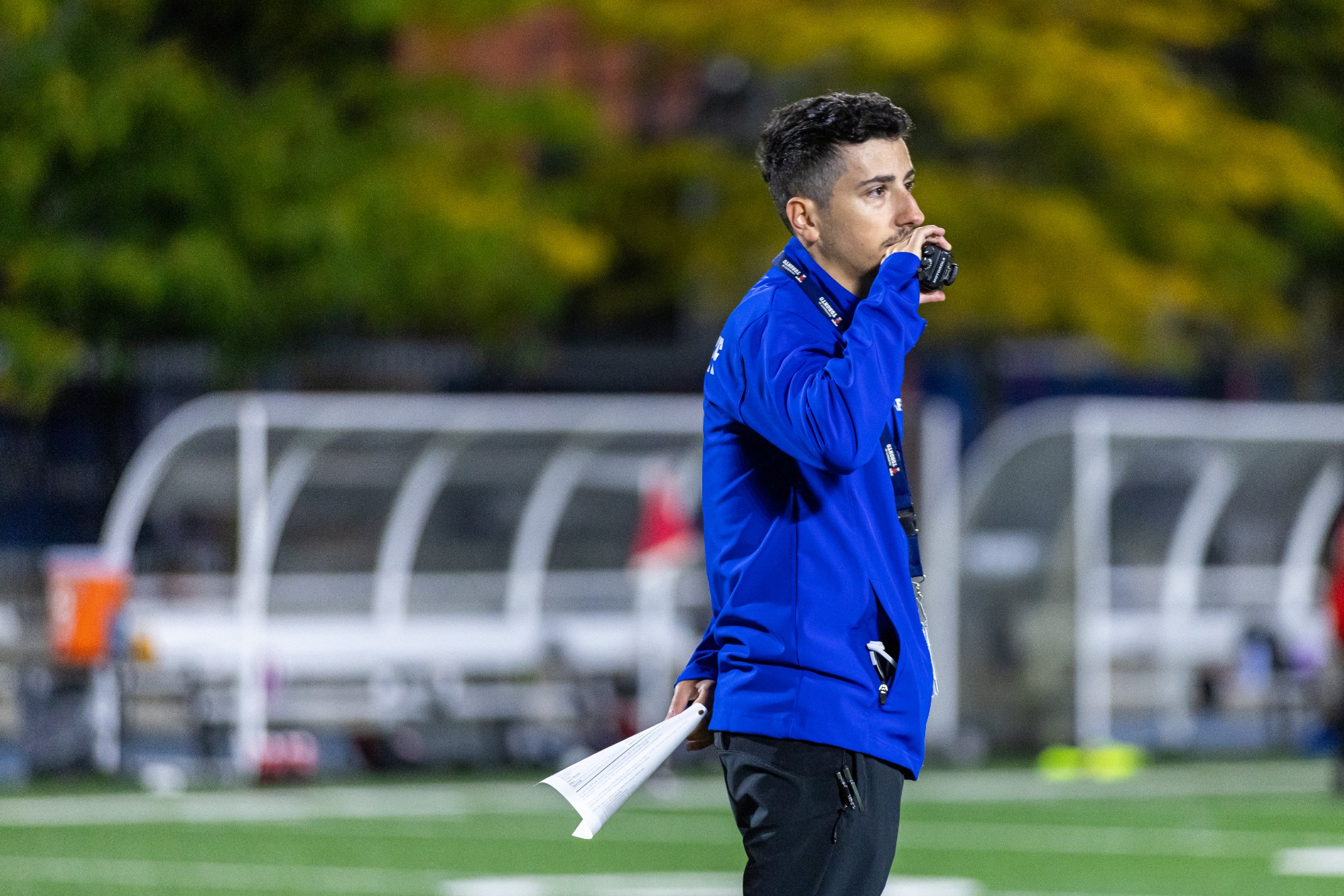 Andrea Chiapetta working at Varsity Stadium