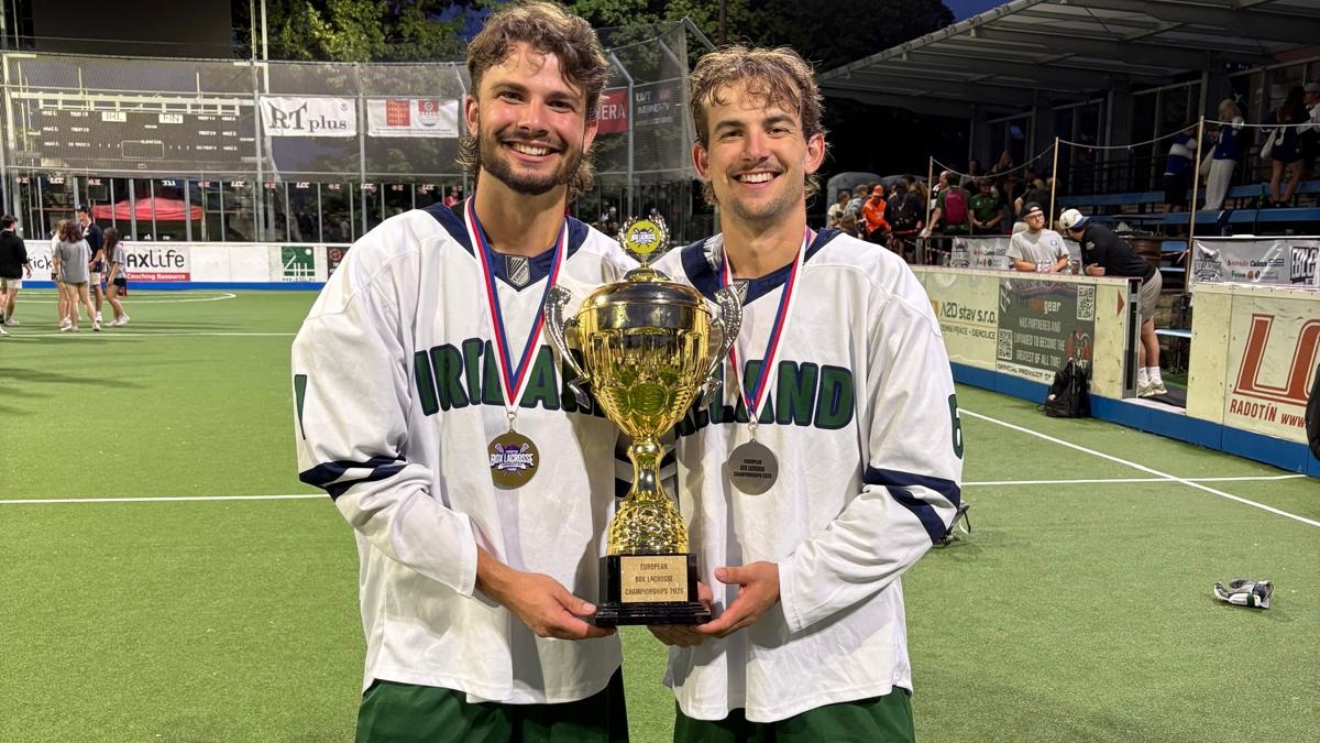 MLAX Ryan and Daniel Clarke win European Championship