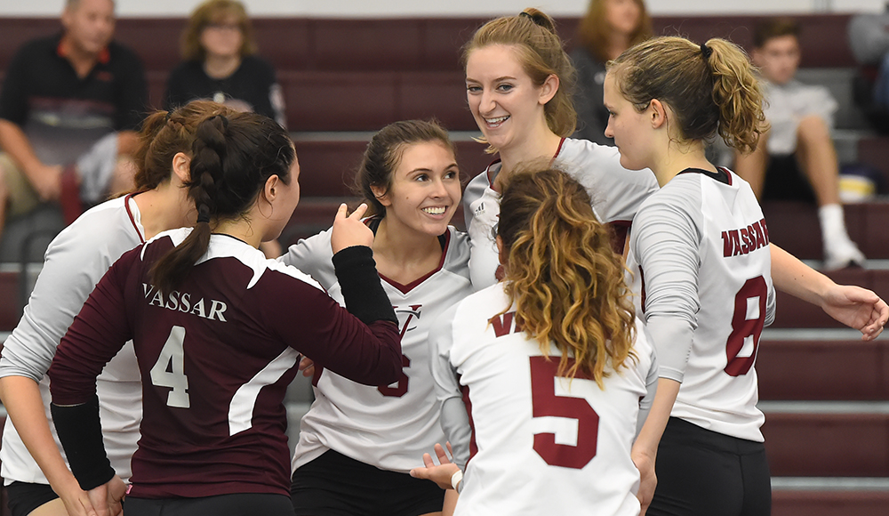 Volleyball Sweeps in 2019 Home Opener Vassar College Athletics