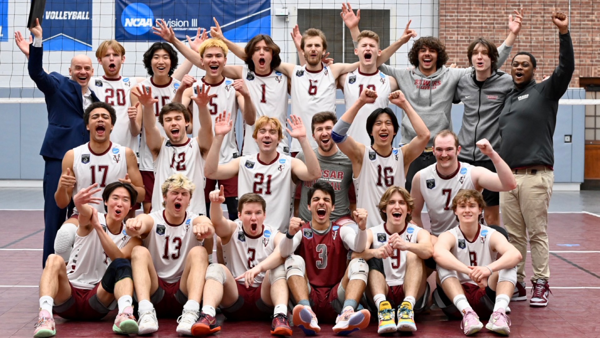 1 Men's Volleyball Heads to Final Four After FourSet Victory Over
