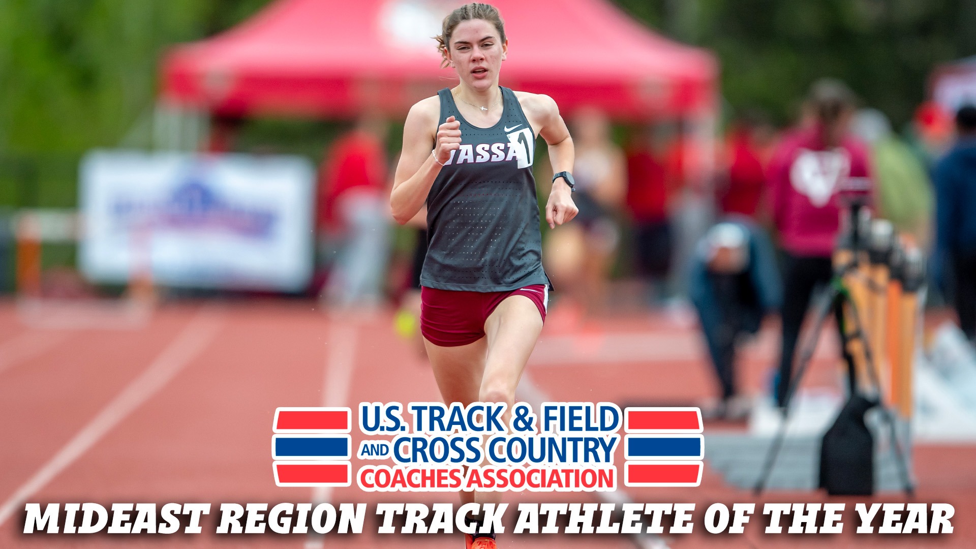 Schoenegge - USTFCCCA Mideast Region Track Athlete of the Year 2025 Outdoor