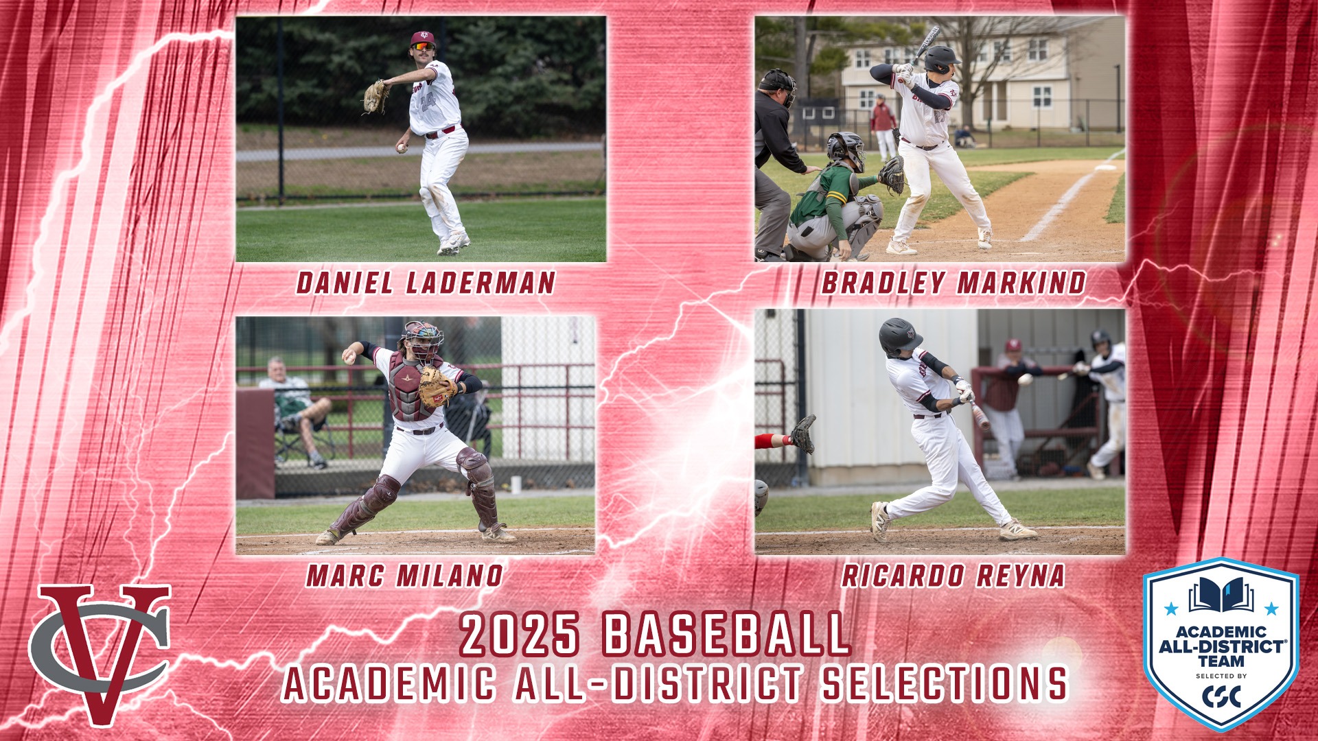 Baseball Academic All-District 2025