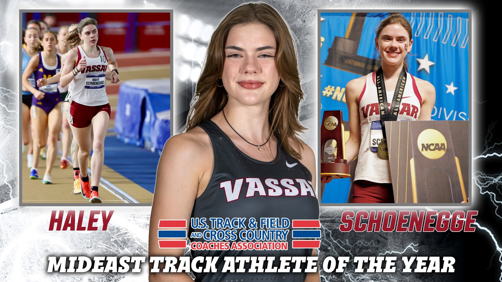 Haley Schoenegge - Mideast Region Indoor Track Athlete of the Year 2026