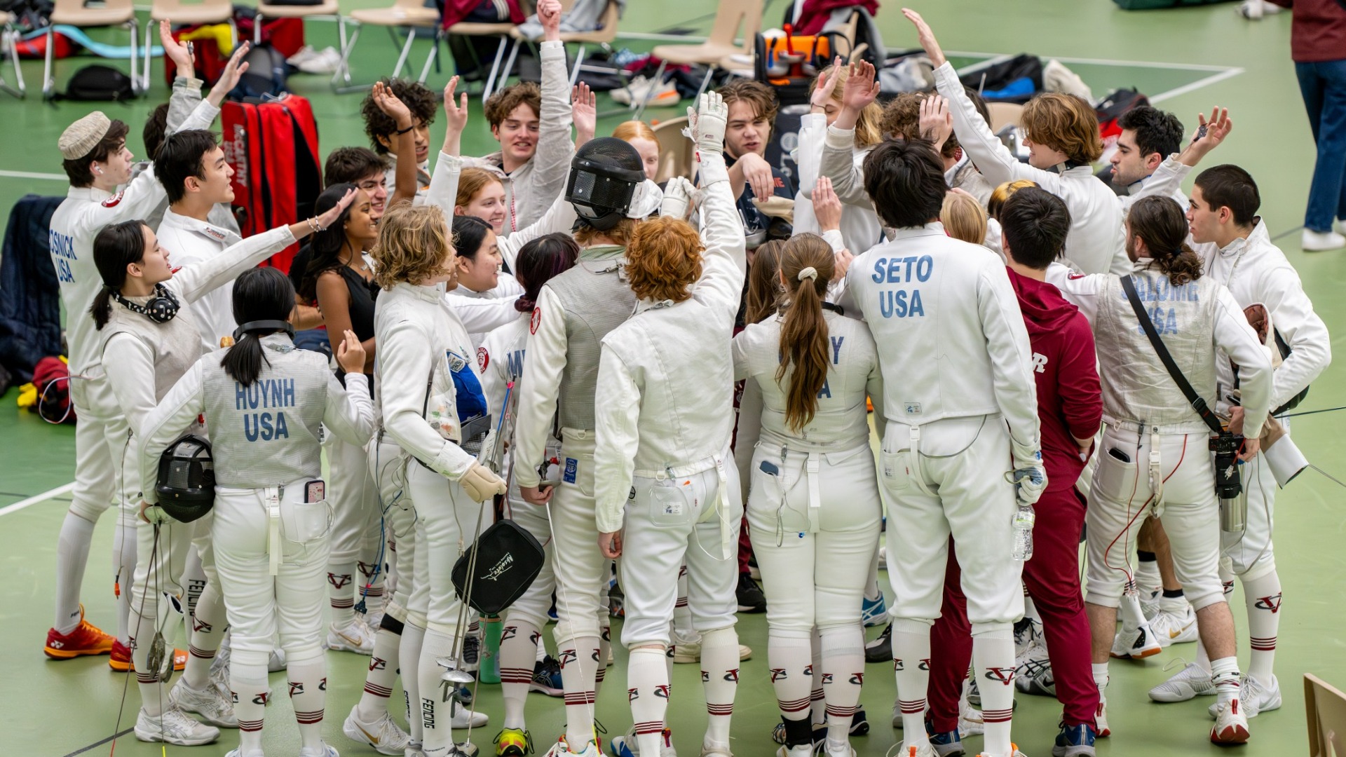 Vassar Fencing Huddle 2025-26