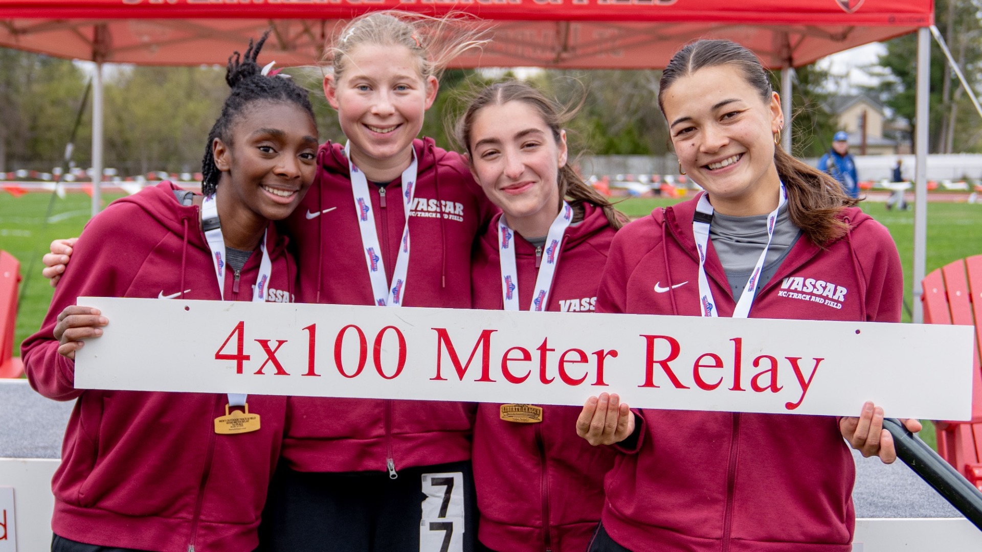4x100 Women's Relay Team 2026 - Jamie Eu, Lianna Camille, Lainie D'Auria, Maddie Seguin