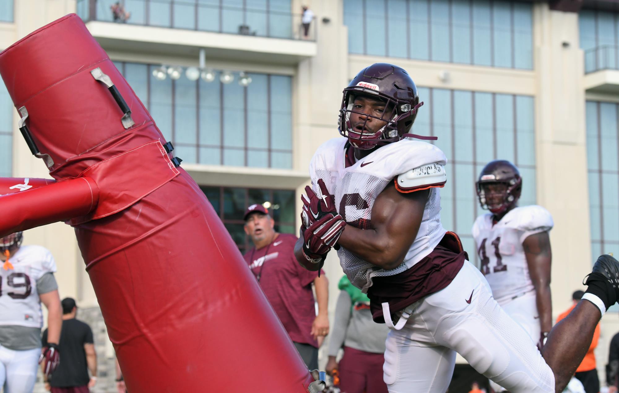 Eli Adams Football Virginia Tech Athletics