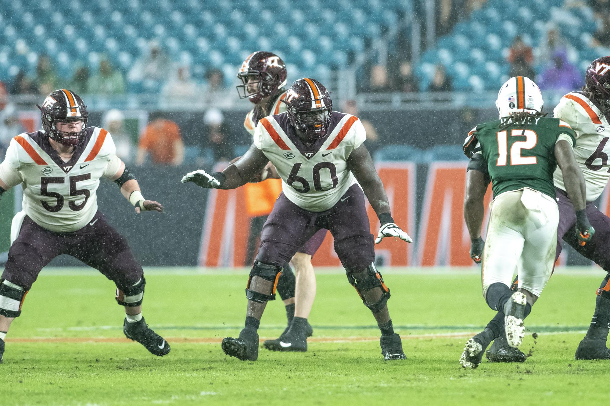 Silas Dzansi Football Virginia Tech Athletics