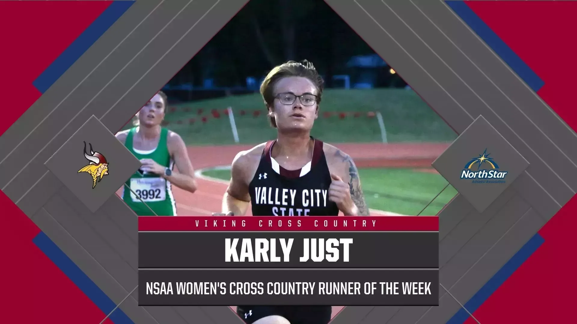 Karly Just named Women's Cross Country Runner of the Week