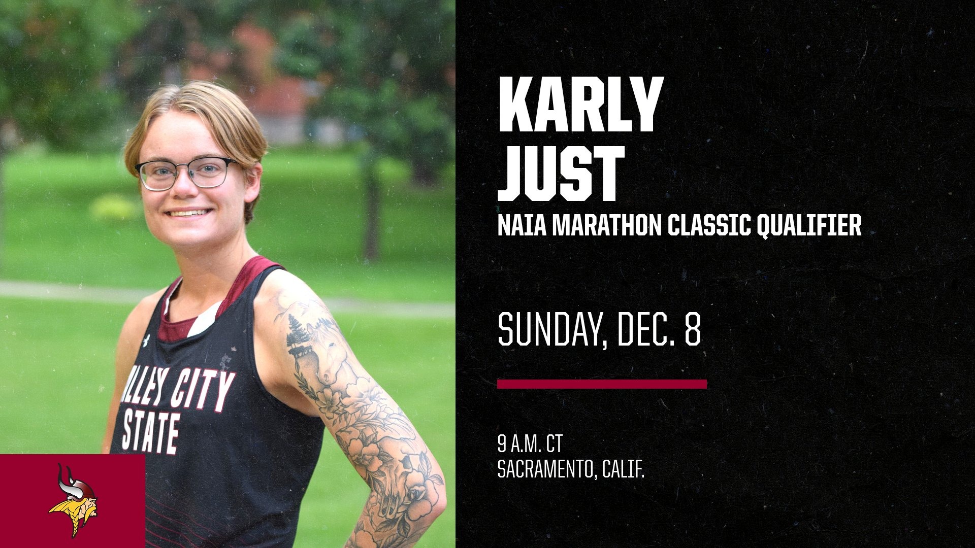Karly Just 2024 NAIA Marathon Classic Graphic