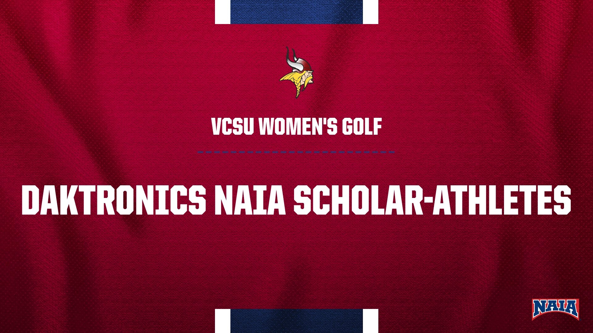 VCSU Women's Golf had three named Daktronics NAIA Scholar-Athletes.