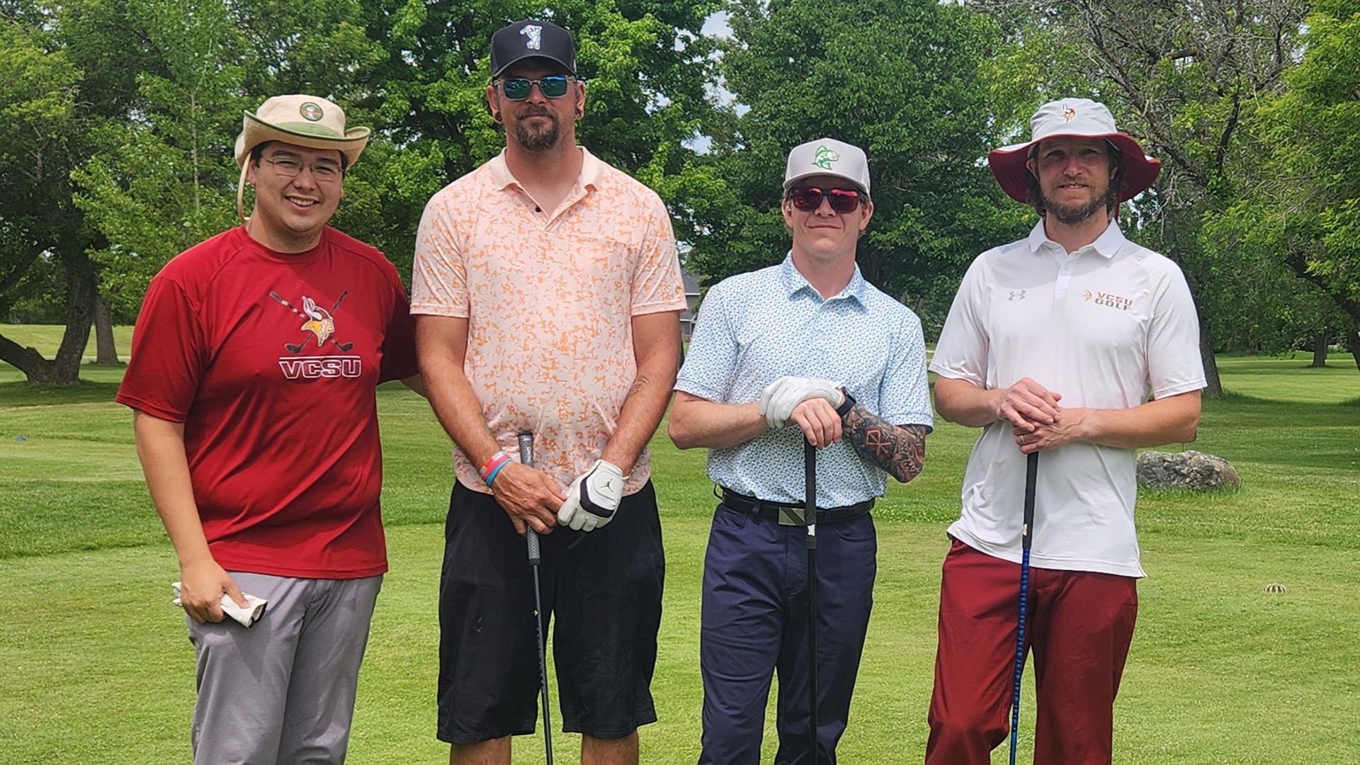 2024 Viking Scramble Champions Collin Hoss, John Nelson, Drew McGough and Clay Mannie