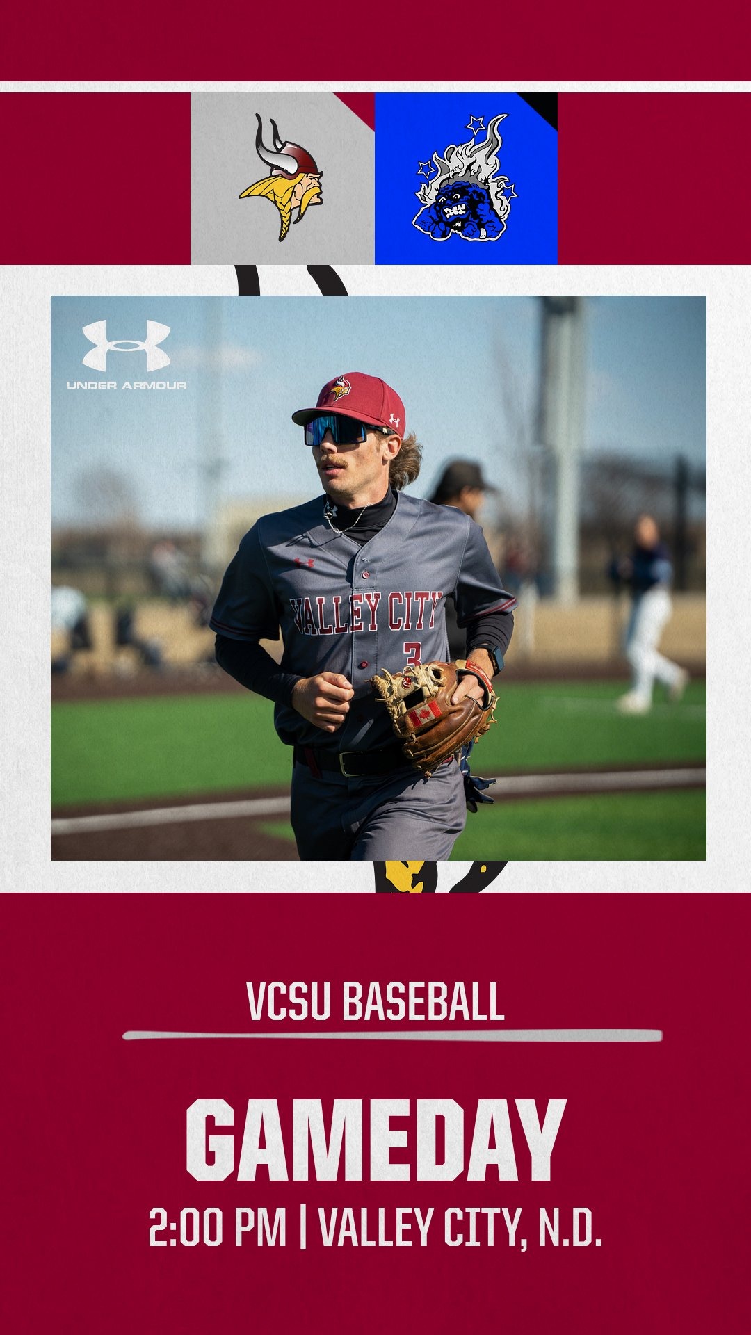 Viking baseball gameday