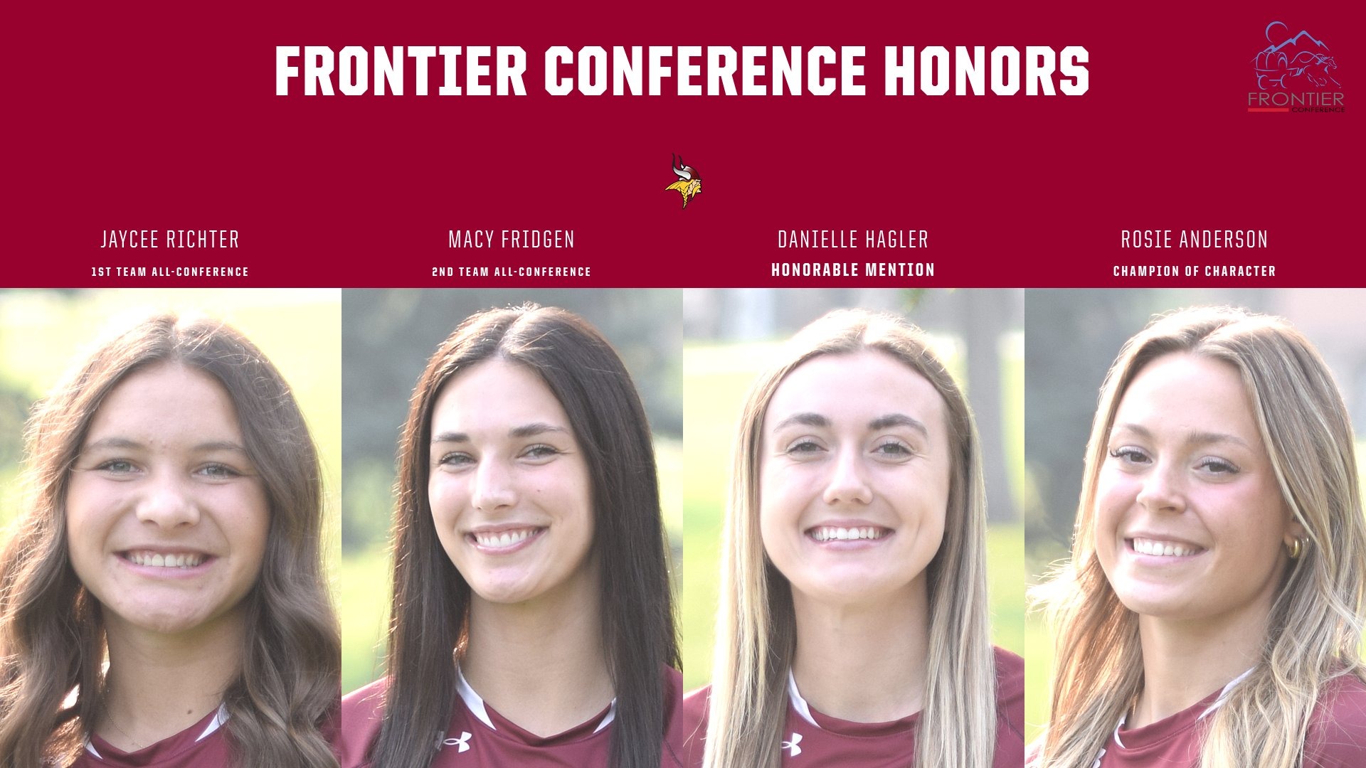 2025 VCSU Volleyball Honors.