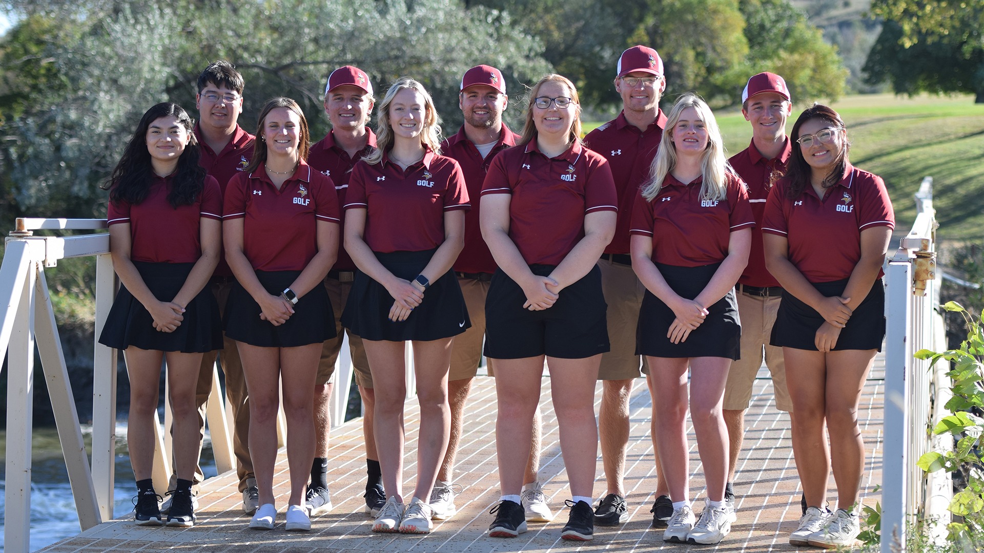The 2024-25 VCSU Golf Teams.