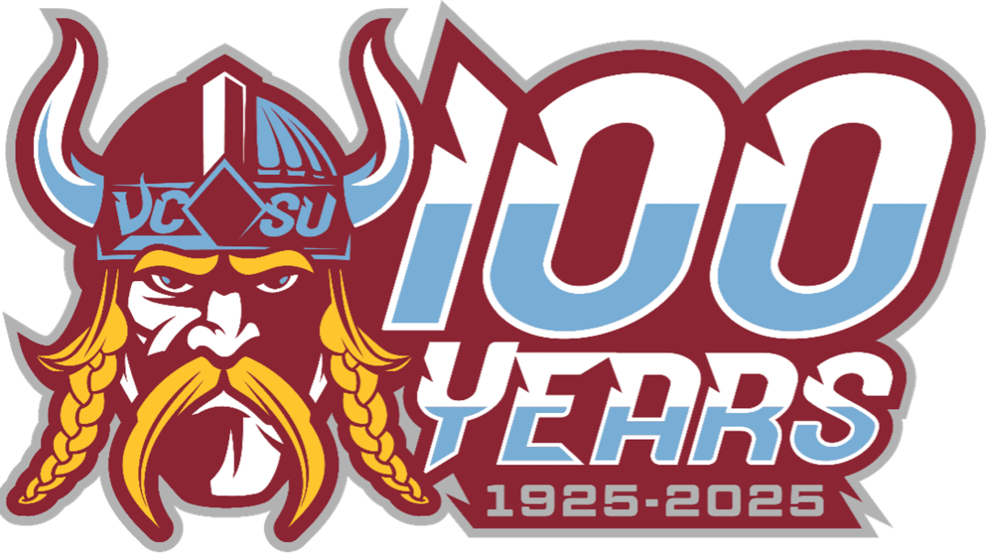 100 Years of Being Vikings Logo