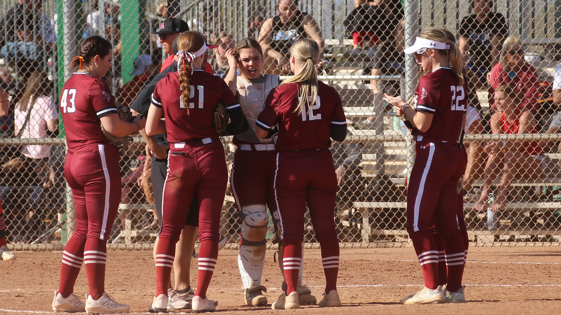 Vikings meeting on the mound