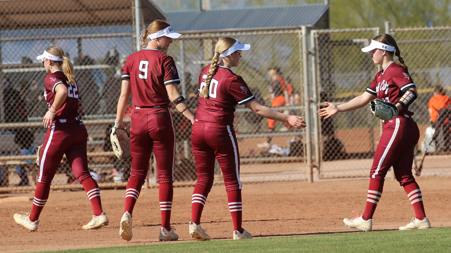 Handshakes after win