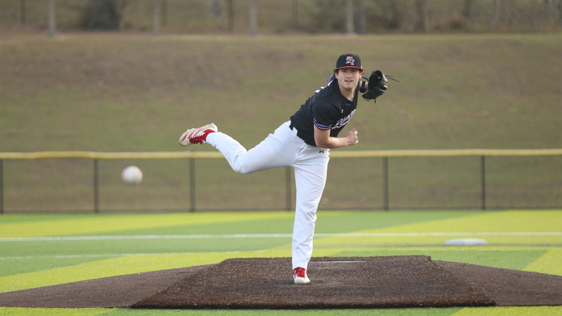 Easton Francis pitching.