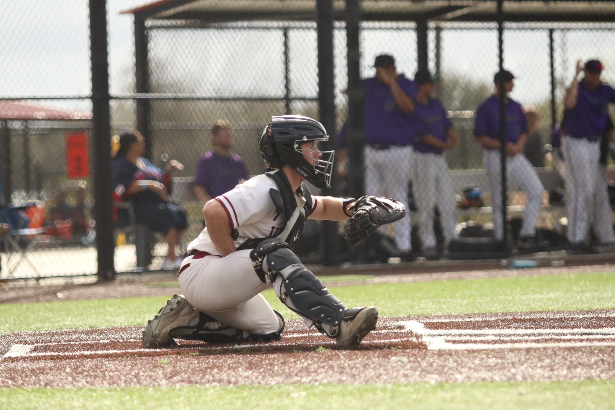 Nicholas Senn catching.