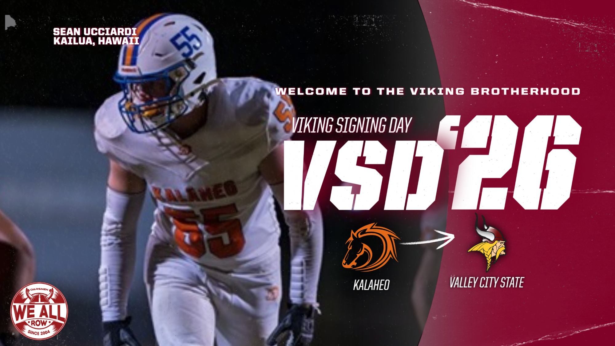 Ucciardi signing day graphic.