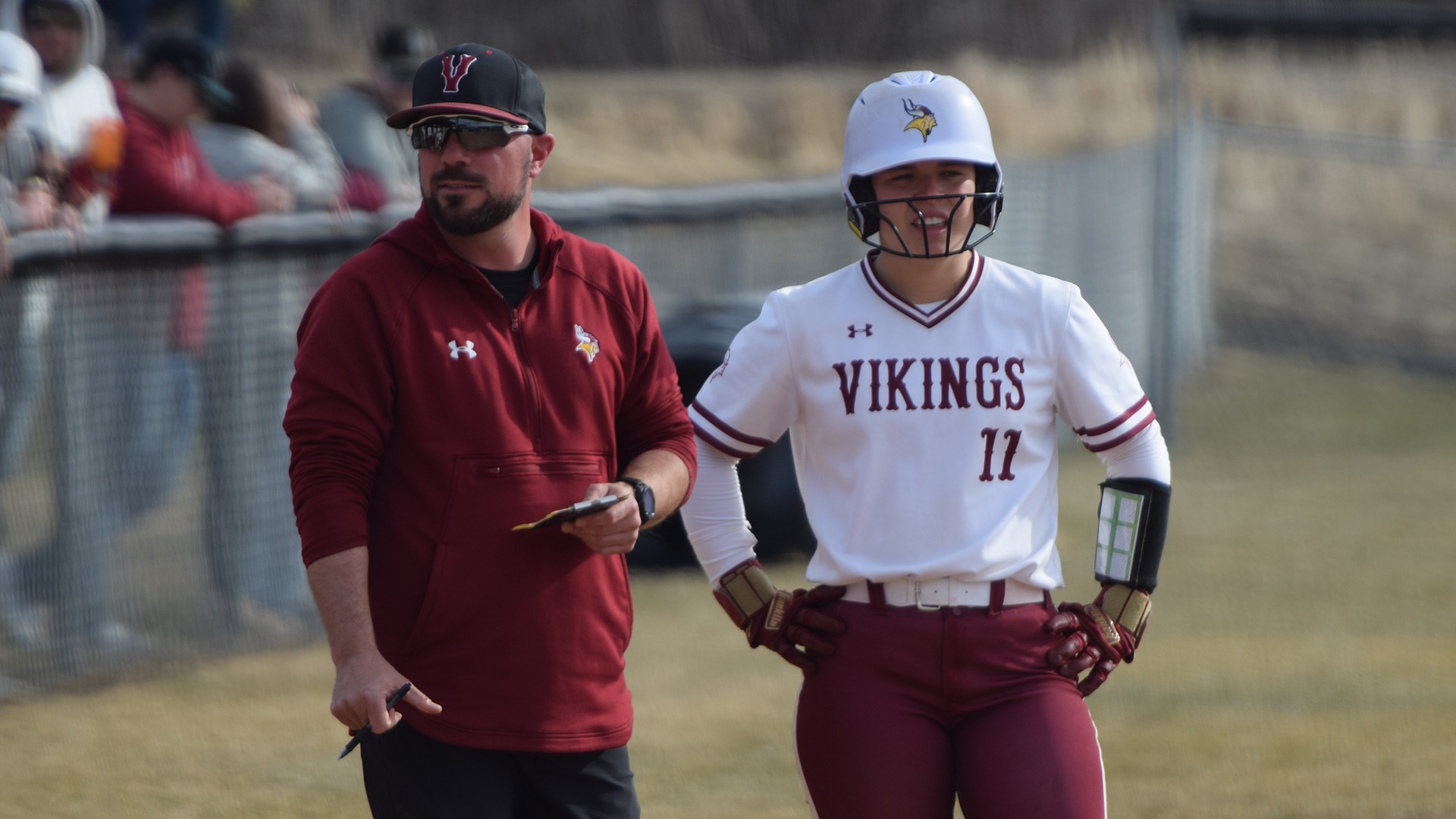 Reagan Mieras and Coach Gable