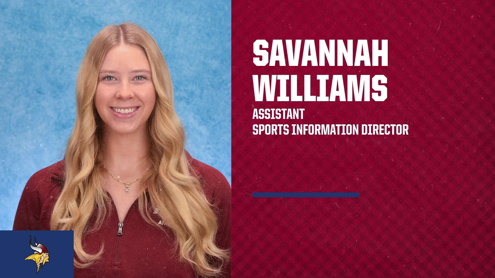 Savy Williams Assistant SID